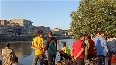 انتشال جثة طالب غرق بمياه أجا في الدقهلية