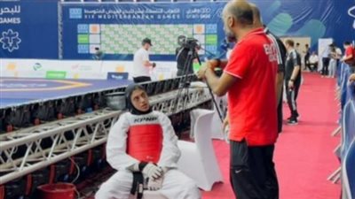 أشرقت نبيل تحرز فضية التايكوندو في دورة ألعاب البحر المتوسط 