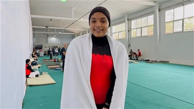 بعد إحراز ذهبية رفع الأثقال.. نعمة سعيد: أجلت امتحانات الثانوية وربنا يستر