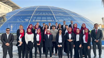 طلاب جامعة القاهرة يشاركون في فعاليات افتتاح محطة عدلي منصور المركزية 