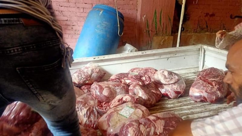 ضبط لحوم فاسدة بالعمرانية
