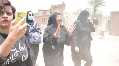 بكاء وانهيار خلال مراسم دفن شيماء جمال | فيديو وصور 