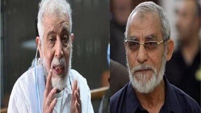 بدء المرافعة بمحاكمة بديع ومحمود عزت في 