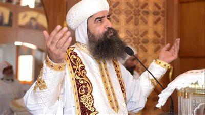 إيبارشية أبنوب تحتفل بتجليس الانبا بيسنتي اسقفا جديدا 