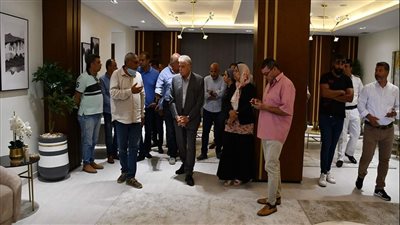 افتتاح المنصة الرئيسية وقاعة كبار الزوار بمضمار الهجن بشرم الشيخ