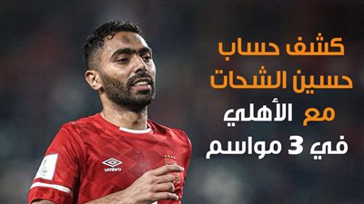 كشف حساب حسين الشحات مع الأهلي في 3 مواسم | إنفوجراف