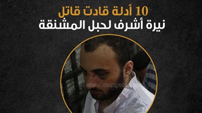 10 أدلة قادت قاتل نيرة أشرف إلى حبل المشنقة | إنفوجراف