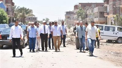 رصف طريق أبو حاكم بالشرقية بتكلفة 50 مليون جنيه