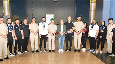 القوات المسلحة تهنئ أبطالها الرياضيين أصحاب الإنجازات المحققة بدورة ألعاب البحر المتوسط