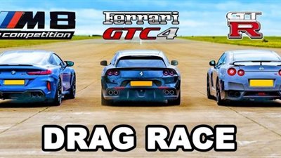 التسارع من أجل الأفضل في الأداء العالي يجمع السيارات الألمانية | فيديو