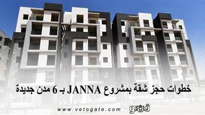 خطوات حجز شقة بمشروع JANNA بـ ٦ مدن جديدة