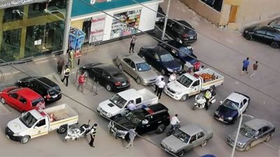 ضبط شابين صدما ضابط مرور أثناء إيقافهما بدراجة بخارية في طنطا