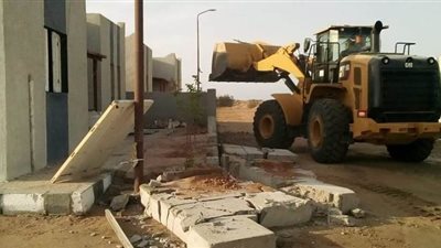 إزالة 8 حالات تعدٍ على أملاك الدولة بطور سيناء | صور