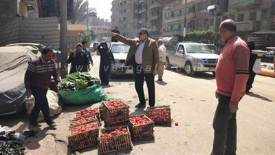 فض سوق الإدارة التعليمية في ميت غمر بالدقهلية | صور