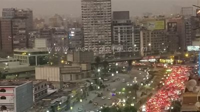 تكدس مروري بشارع جامعة الدول أثناء حظر التجوال | فيديو