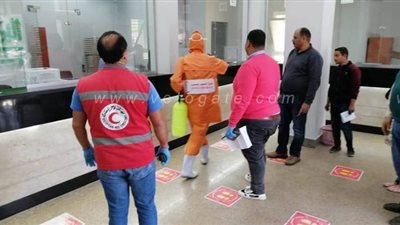 الهلال الأحمر يطلق حملة لتعقيم مكاتب البريد بالتزامن مع صرف