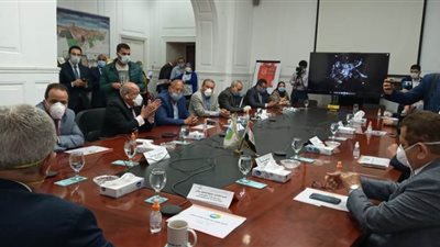 ممدوح رسلان لوفد البرلمان: نعمل ليل نهار من أجل المواطن