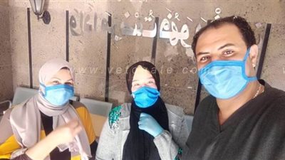 خروج 9 أشخاص من الحجر الصحي بقها بعد تعافيهم من كورونا | صور