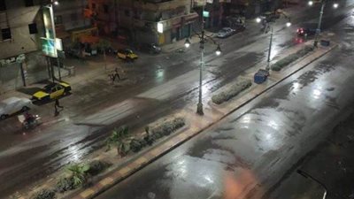 برق وأمطار رعدية تضرب الإسكندرية في أول أيام رمضان