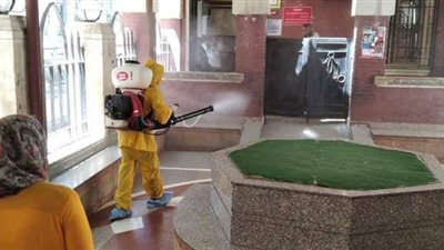 تطهير ميدان المساجد في الإسكندرية | صور