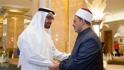شيخ الأزهر  يتلقى اتصالا هاتفيا من ولي عهد أبوظبي للتهنئة بشهر رمضان