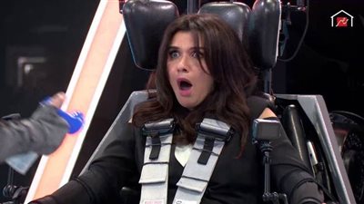 دخول صادم من رامز جلال يرعب غادة عادل على الكرسي |فيديو