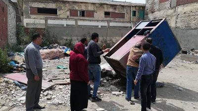 استرداد 1125 مترا من أراضي الدولة بغرب الإسكندرية | صور