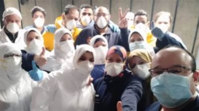 خروج 8 حالات من مستشفى قها للحجر الصحي بعد تعافيهم من كورونا