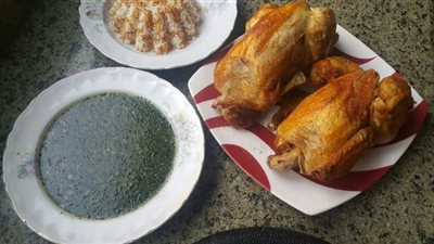 طريقة عمل الملوخية بالفراخ | فيديو