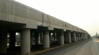 تشغيل المرحلة الأولى من كوبرى قلما على طريق 