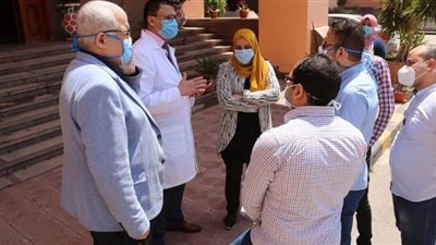 مستشفى الباجور تستعد لاستقبال حالات الإصابة بكورونا