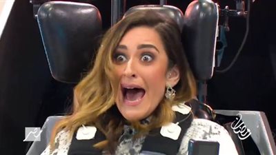 بكاء وانهيار أمينة خليل بعد عقاب شديد من رامز جلال | فيديو