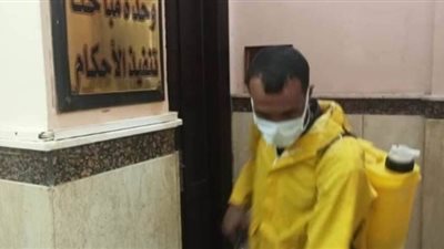 حملة لتطهير وتعقيم منشآت حي الجمرك بالإسكندرية