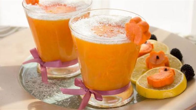 مهلبية البرتقال والجزر