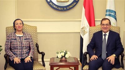 وزيرا البيئة والبترول يبحثان جهود التوافق البيئي للشركات بالسويس والبحر الأحمر