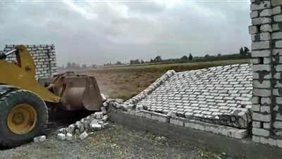 إزالة 183 مخالفة بناء و 455 تعديًا على أراضي الدولة بالغربية