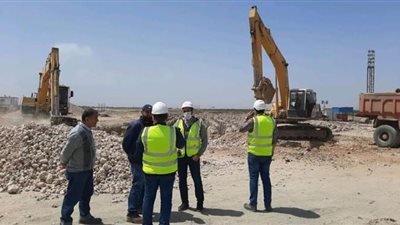 انتهاء أعمال الأساسات العميقة لـ15 برجا سكنيا بمنطقة غرب كارفور بالإسكندرية