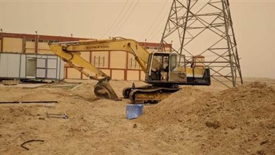 تنفيذ شبكة الكهرباء المغذية لقطع أراضى الإسكان بعدة مناطق في السادات