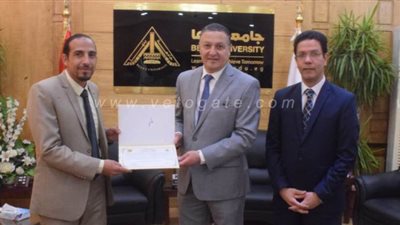 جامعة بنها تكرم فريق إعداد تصنيف التايمز البريطاني للتنمية المستدامة 2020 | صور