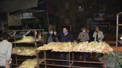 لمخالفة الحظر.. غلق وتشميع 5 محال تجارية في جولة لنائبي محافظ بني سويف | صور