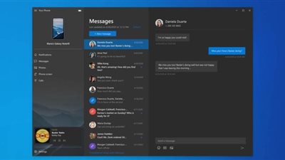 مايكروسوفت تتيح عناصر التحكم بالموسيقى لتطبيق Your Phone