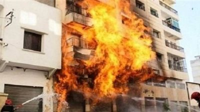 ماس كهربائي وراء حريق شقة في دار السلام