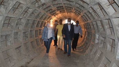 محافظ القليوبية يتفقد أعمال تطوير 3 أنفاق للمشاة بحي غرب شبرا الخيمة