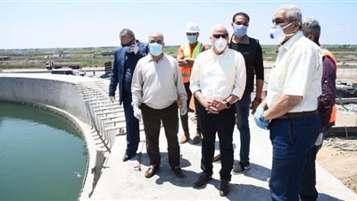 محافظ بورسعيد: تكلفة المرحلة الأولى من محطة مياه الكاب 400 مليون جنيه | صور