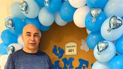 حسام حسن يستقبل مولوده الجديد 