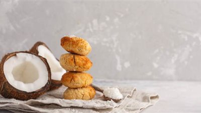 طريقة عمل بسكويت جوز الهند