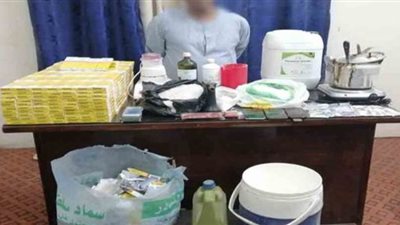 ضبط مصنع لإنتاج مخدر الآيس في سوهاج بمضبوطات بقيمة 17 مليون جنيه