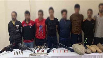 الأمن العام يضبط 21 قضية مخدرات وأسلحة ويزيل أحواشا سمكية على 180 فدانا ببحيرة المنزلة