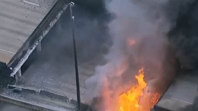 حريق يلتهم 3 أحواش بدار السلام في سوهاج