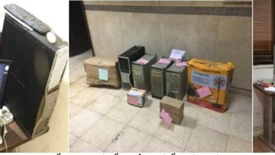 المصنفات تداهم قناة فضائية بدون ترخيص بالعجوزة.. ومطبعة بداخلها مطبوعات بدون تفويض